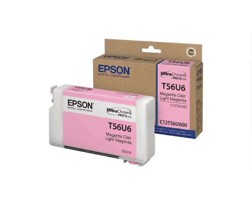 Epson UltraChrome PRO10 T56U6 - Réservoir magenta clair 350ml - C13T56U600 - AIC-Solutions Grand Format