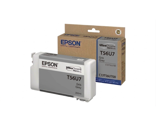 Epson UltraChrome PRO10 T56U7 - Réservoir gris 350ml - C13T56U700 - AIC-Solutions Grand Format