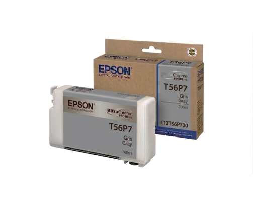 Epson UltraChrome PRO10 T56P7 - Réservoir gris 700ml - C13T56P700 - AIC-Solutions Grand Format