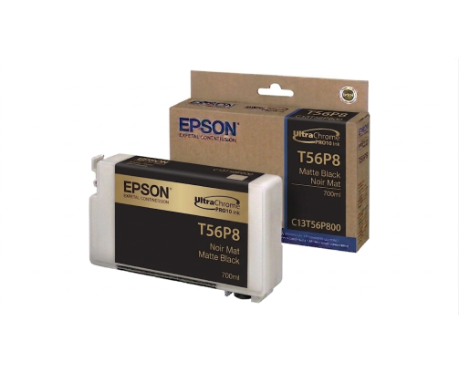 Epson UltraChrome PRO10 T56P8 - Réservoir noir mat 700ml - C13T56P800 - AIC-Solutions Grand Format