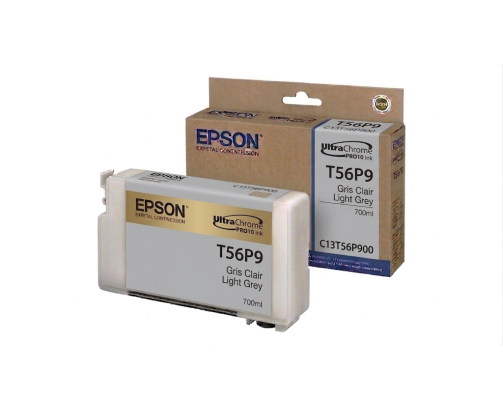 Epson UltraChrome PRO10 T56P9 - Réservoir gris clair 700ml - C13T56P900 - AIC-Solutions Grand Format