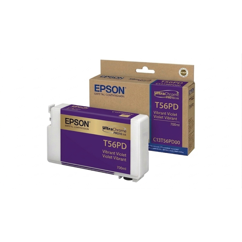 Epson UltraChrome PRO10 T56PD - Réservoir violet 700ml Epson UltraChrome PRO10 T56PD - Réservoir violet 700ml