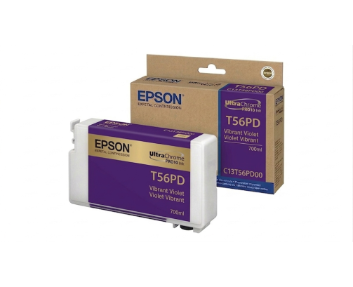 Epson UltraChrome PRO10 T56PD - Réservoir violet 700ml - C13T56PD00 - AIC-Solutions Grand Format