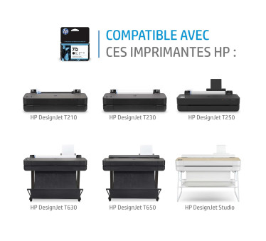 HP 712 - Pack de 3 cartouches d'impression cyan 29ml (3ED77A)