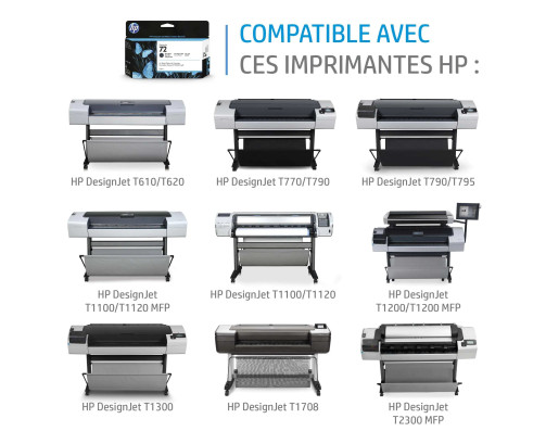 HP 72 - Cartouche d'impression jaune 130ml (C9373A)