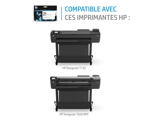 HP 728 - Cartouche d'impression magenta 130ml (F9J66A)