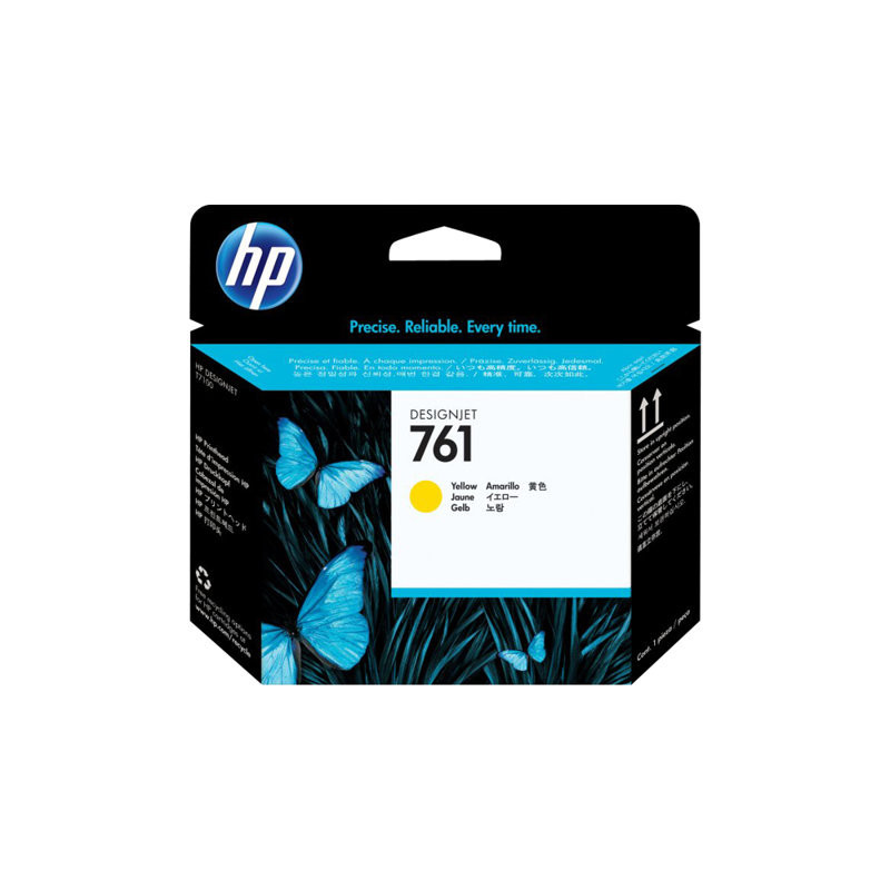 HP 761 - Tête d'impression jaune (CH645A)