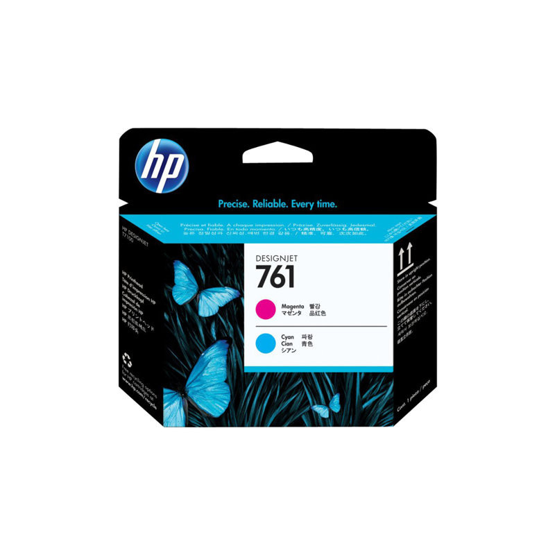 HP 761 - Tête d'impression magenta et cyan (CH646A)