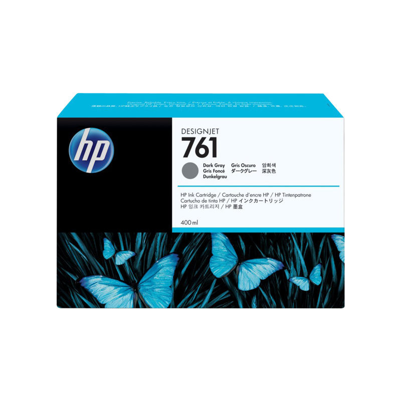 HP 761 - Cartouche d'impression gris foncé 400ml (CM996A) HP 761 - Cartouche d'impression gris foncé 400ml (CM996A)