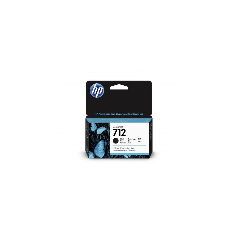 HP 712 - Cartouche d'impression noir 38ml (3ED70A) HP 712 - Cartouche d'impression noir 38ml (3ED70A)