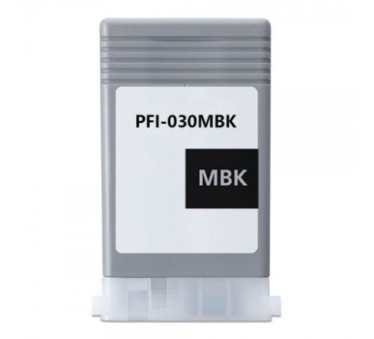 Cartouche d’encre générique Canon PFI-030 MBK noir mat 55ml - Remplace 3488C001 - PFI-030MBK - AIC-Solutions Grand Format