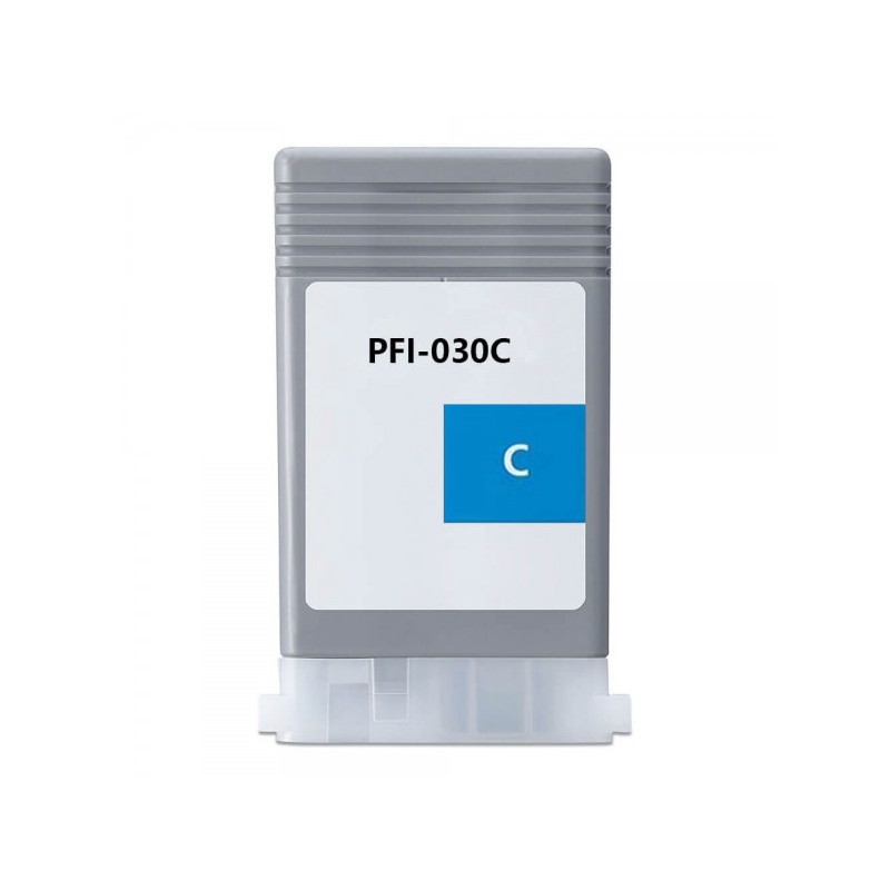 Cartouche d’encre générique Canon PFI-030 C 55ml - Remplace 3490C001