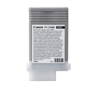 Cartouche Canon PFI-123 MBK Noir Mat 130ml - 7478C001