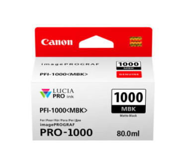Canon PFI-1000 MBK - Cartouche d'impression noir mat 80ml