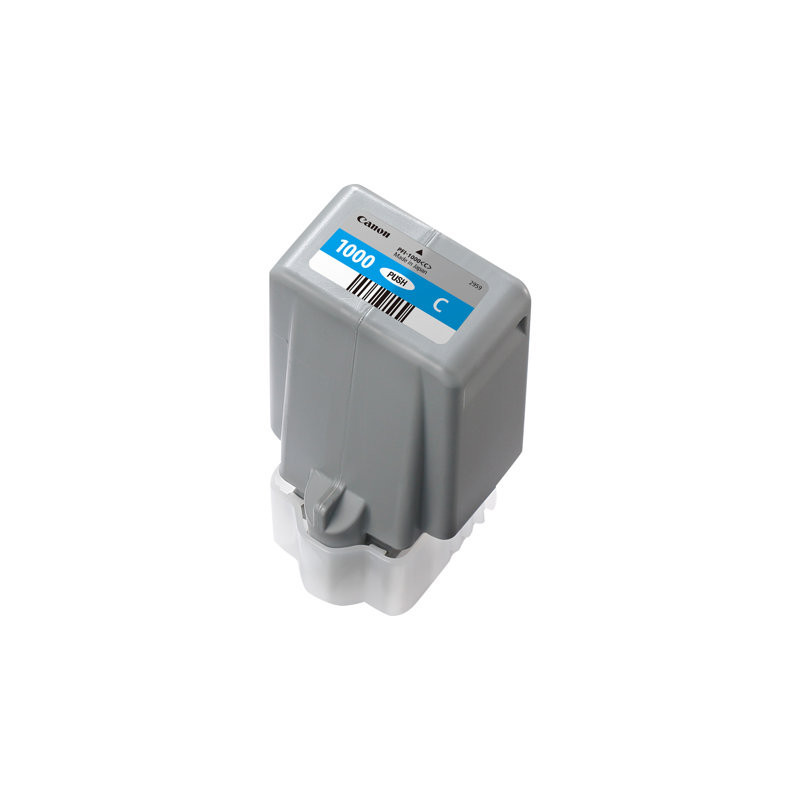 Canon PFI-1000 C - Cartouche d'impression cyan 80ml - 0547C001 - AIC-Solutions Grand Format