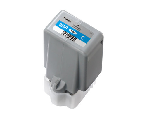 Canon PFI-1000 C - Cartouche d'impression cyan 80ml - 0547C001 - AIC-Solutions Grand Format