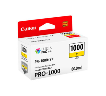 Canon PFI-1000 Y - Cartouche d'impression jaune 80ml