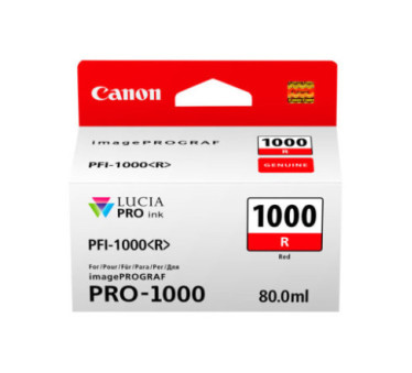 Canon PFI-1000 R - Cartouche d'impression rouge 80ml
