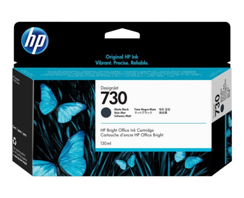 HP 730 - Cartouche d'impression noir mat 130ml (P2V65A) - P2V65A - AIC-Solutions Grand Format