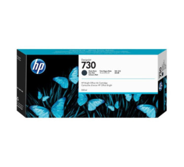 HP 730 - Cartouche d'impression noir mat 300ml (P2V71A) - P2V71A - AIC-Solutions Grand Format
