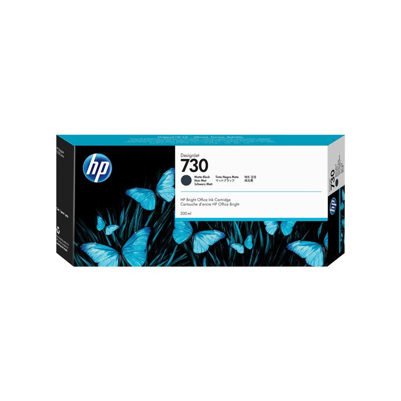 HP 730 - Cartouche d'impression noir mat 300ml (P2V71A) HP 730 - Cartouche d'impression noir mat 300ml (P2V71A)