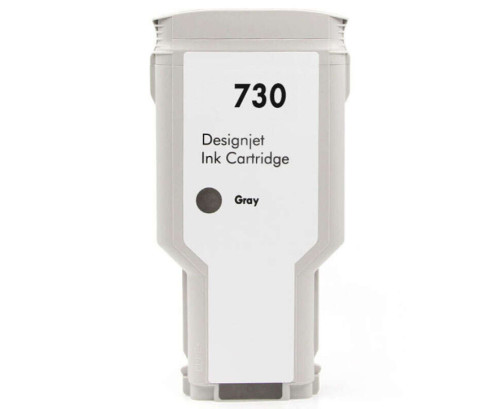 Cartouche d’encre générique HP 730 gris 300ml remplace P2V72A/P2V66A - HI-730GY - AIC-Solutions Grand Format