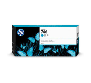 HP 746 - Cartouche d'impression cyan 300ml (P2V80A) - P2V80A - AIC-Solutions Grand Format