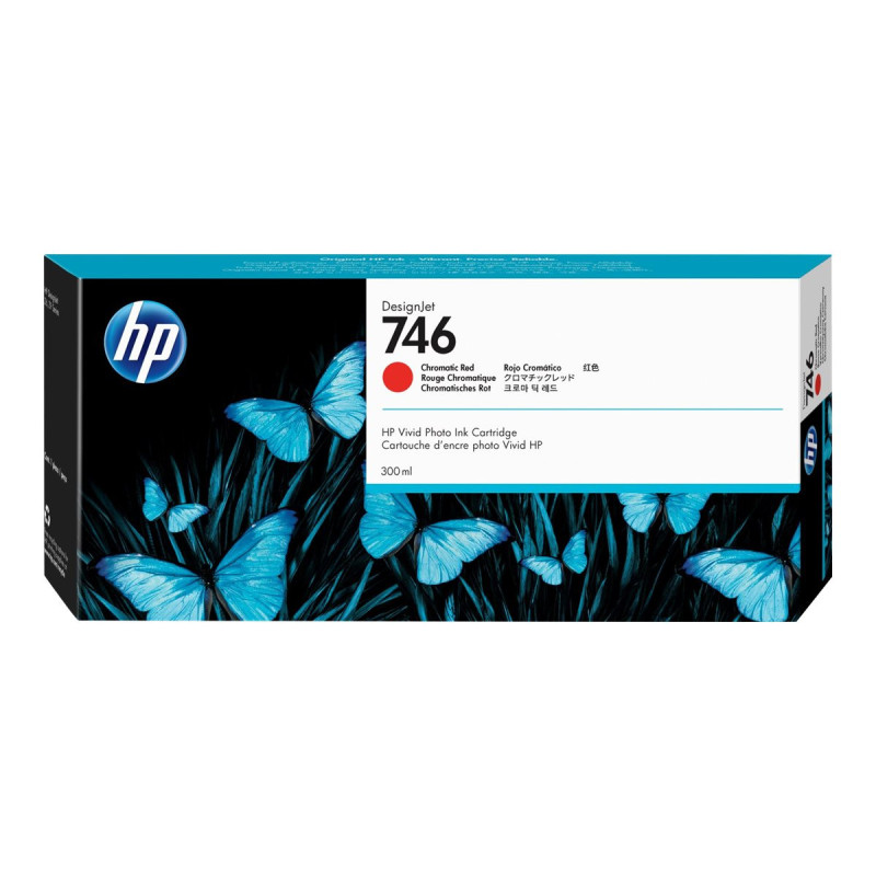 HP 746 - Cartouche d'impression rouge 300ml (P2V81A) HP 746 - Cartouche d'impression rouge 300ml (P2V81A)