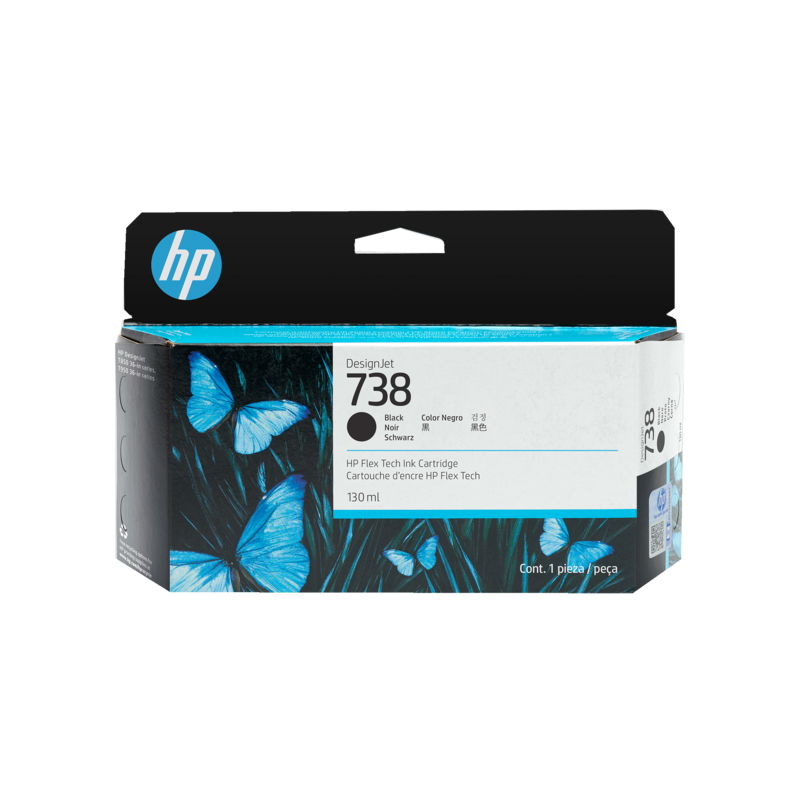 HP 738 - Cartouche d'impression noir 130ml HP 738 - Cartouche d'impression noir 130ml