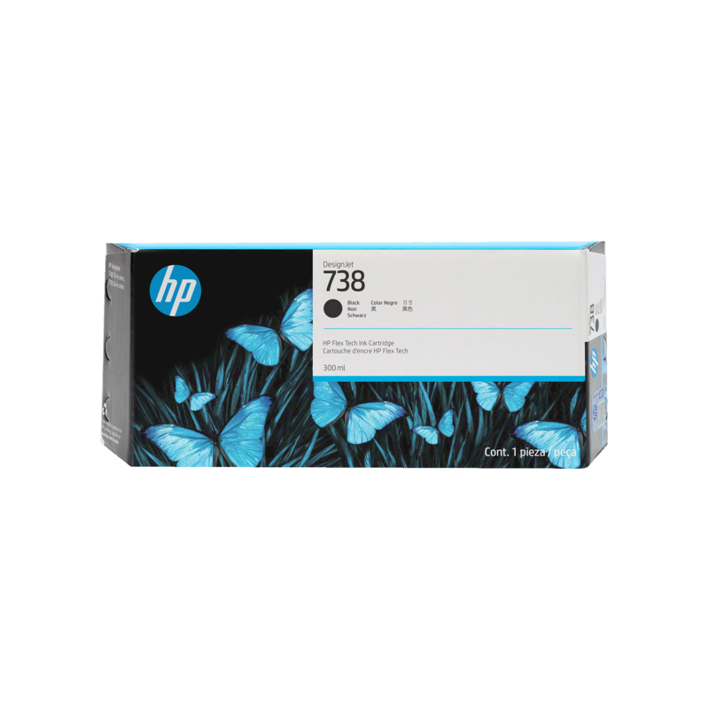 HP 738 - Cartouche d'impression noir 300ml