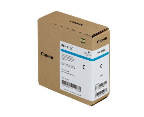 Canon PFI-110 C - Cartouche d'impression cyan 160ml - 2365C001 - AIC-Solutions Grand Format