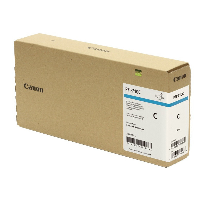 Canon PFI-710 C - Cartouche d'impression cyan 700ml Canon PFI-710 C - Cartouche d'impression cyan 700ml