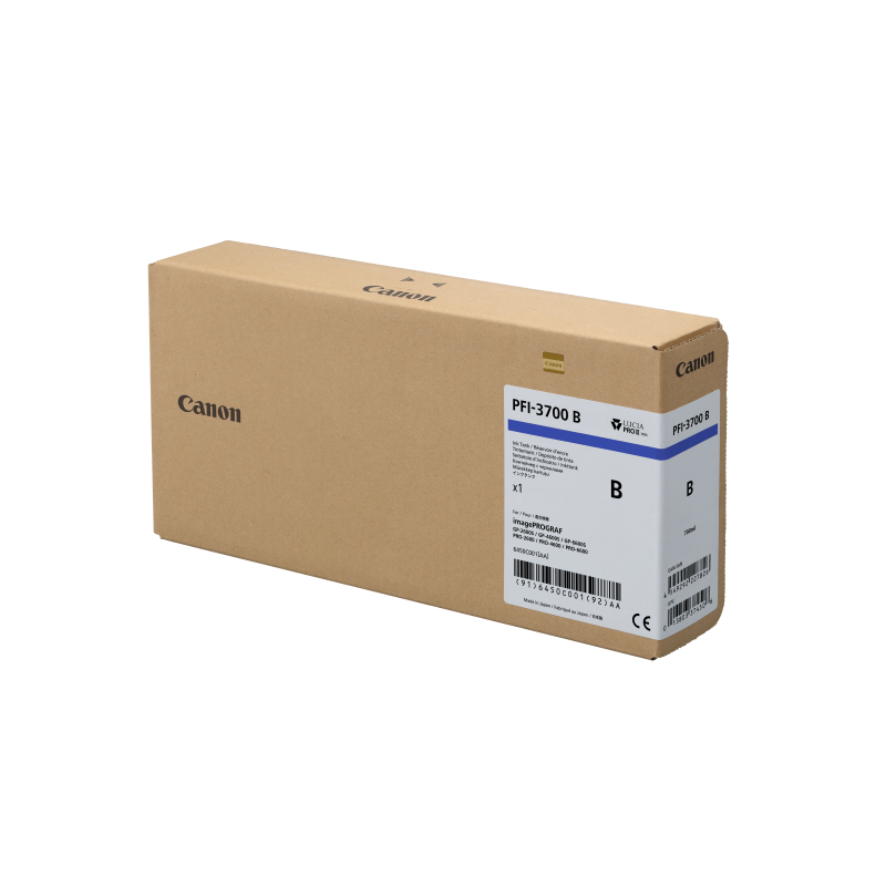 Canon PFI-3700 B - Cartouche d'impression bleu 700ml Canon PFI-3700 B - Cartouche d'impression bleu 700ml