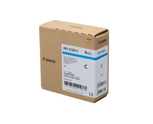 Canon PFI-3100 C - Cartouche d'impression cyan 160ml - 6423C001 - AIC-Solutions Grand Format