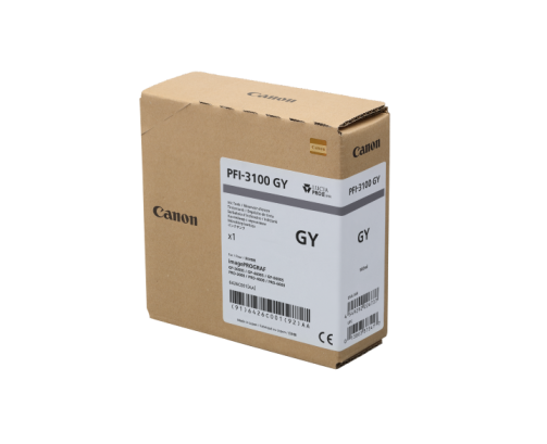 Canon PFI-3100 GY - Cartouche d'impression grise 160ml - 6426C001 - AIC-Solutions Grand Format