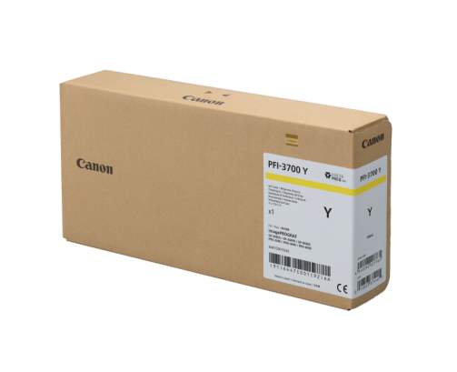 Canon PFI-3700 Y - Cartouche d'impression jaune 700ml - 6447C001 - AIC-Solutions Grand Format