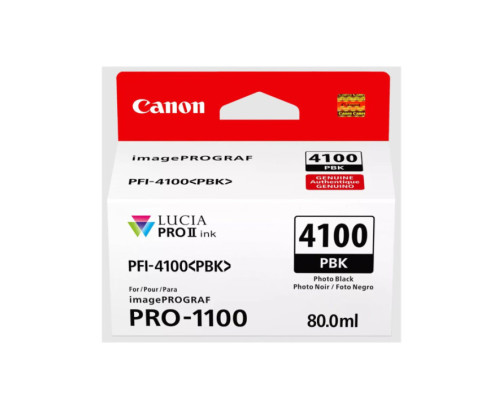 Canon PFI-4100 PK - Cartouche d'impression noir photo 80ml - 6777C001 - AIC-Solutions Grand Format