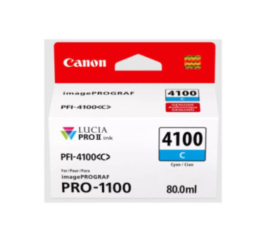 Canon PFI-4100 C - Cartouche d'impression cyan 80ml - 6778C001 - AIC-Solutions Grand Format