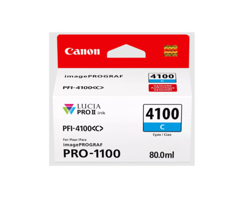 Canon PFI-4100 C - Cartouche d'impression cyan 80ml - 6778C001 - AIC-Solutions Grand Format
