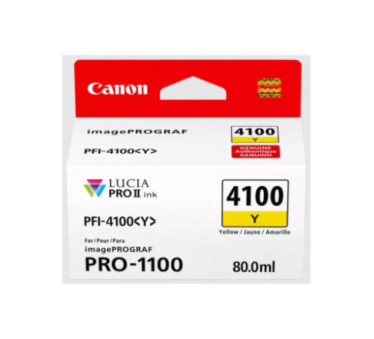 Canon PFI-4100 Y - Cartouche d'impression jaune 80ml - 6780C001 - AIC-Solutions Grand Format