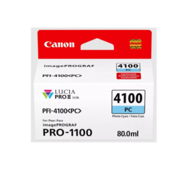 Canon PFI-4100 PC - Cartouche d'impression cyan photo 80ml - 6781C001 - AIC-Solutions Grand Format