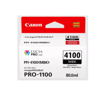 Canon PFI-4100 MBK - Cartouche d'impression noir mat 80ml - 6776C001 - AIC-Solutions Grand Format