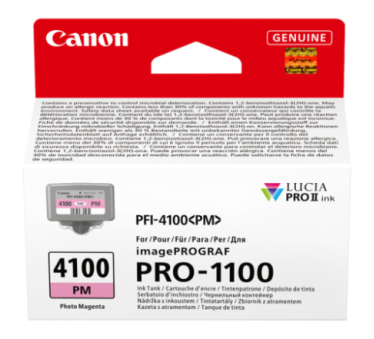 Canon PFI-4100 PM - Cartouche d'impression magenta photo 80ml - 6782C001 - AIC-Solutions Grand Format