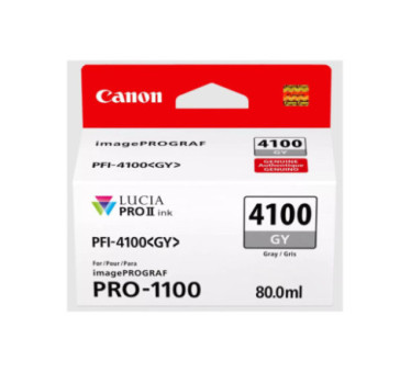 Canon PFI-4100 GY - Cartouche d'impression gris 80ml - 6783C001 - AIC-Solutions Grand Format