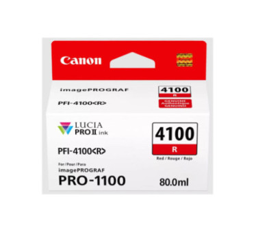 Canon PFI-4100 R - Cartouche d'impression rouge 80ml - 6785C001 - AIC-Solutions Grand Format