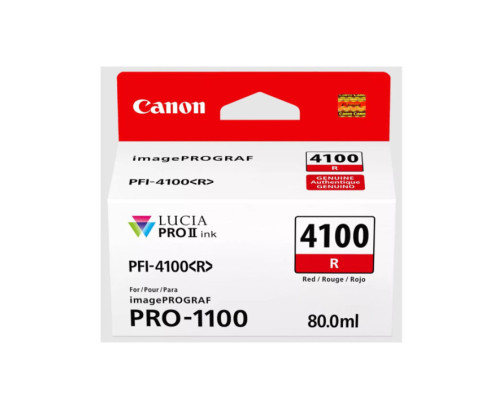 Canon PFI-4100 R - Cartouche d'impression rouge 80ml - 6785C001 - AIC-Solutions Grand Format