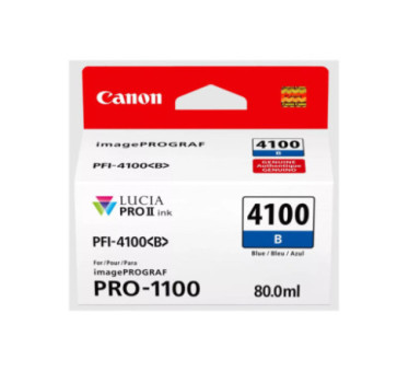 Canon PFI-4100 B - Cartouche d'impression bleu 80ml - 6786C001 - AIC-Solutions Grand Format